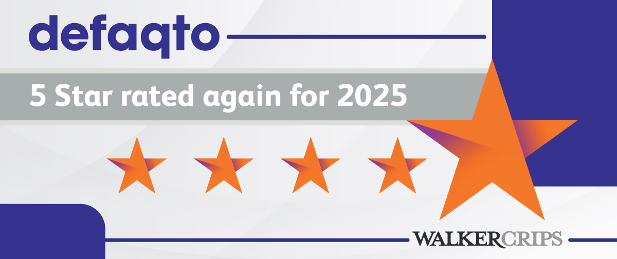 Walker Crips achieves 5 Star Defaqto ratings once again for 2025